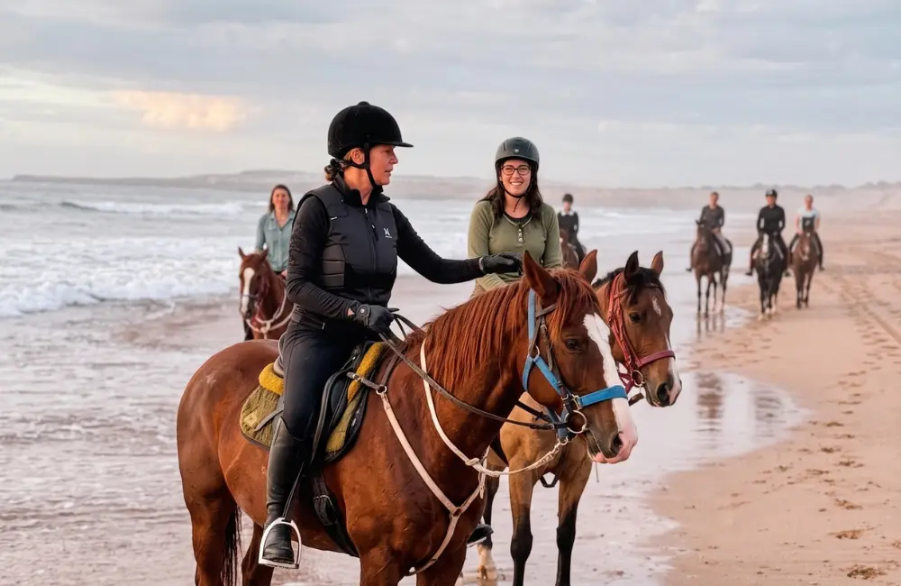 Balade à cheval guidée sur la plage d’Essaouira