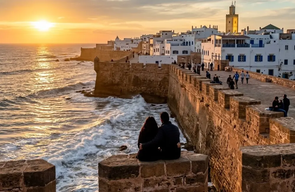 L'été à Essaouira : plage, alizés atlantiques et température fraîche à 25 °C